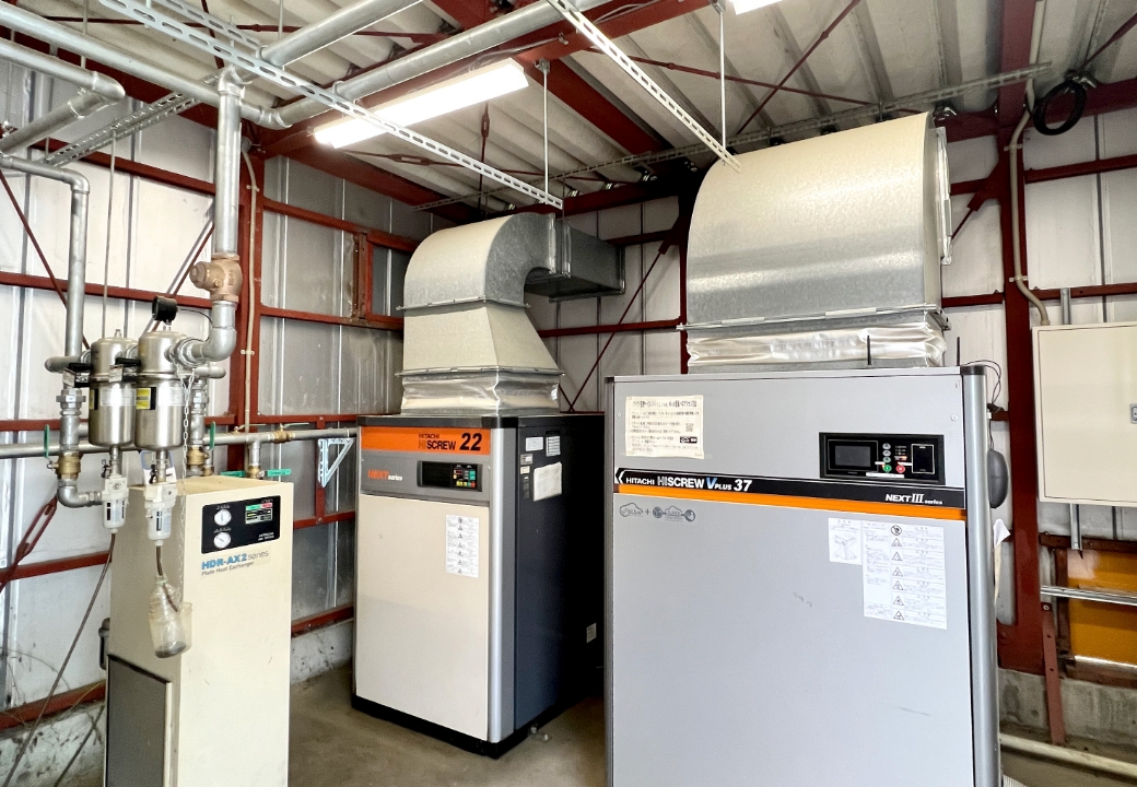 コンプレッサー排熱対策